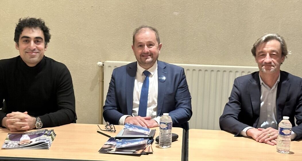 Photo de Amir Reza-Tofighi, Alain Gargani et Gaëtan de Sainte Marie