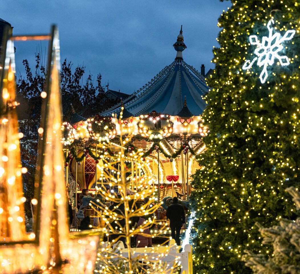 Photo des festivités de Noël à Troyes