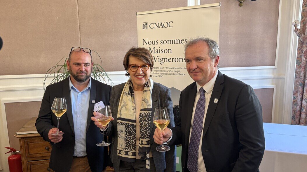 Photo de Jérôme Bauer, Annie Genevard et Maxime Toubart