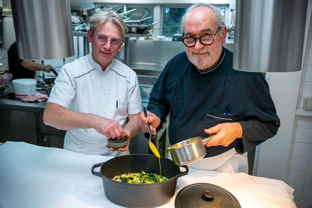 Photo de Dominique Giraudeau et Pascal Champion