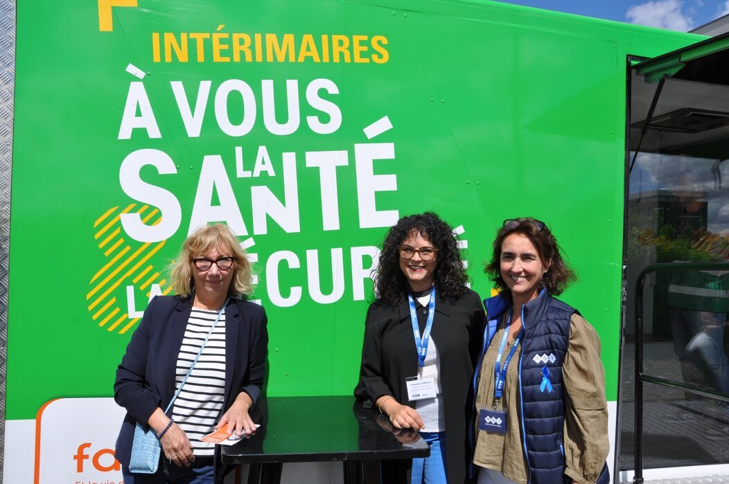 Photo de Véronique Vissier, Violaine Cheval et Caroline Renaut