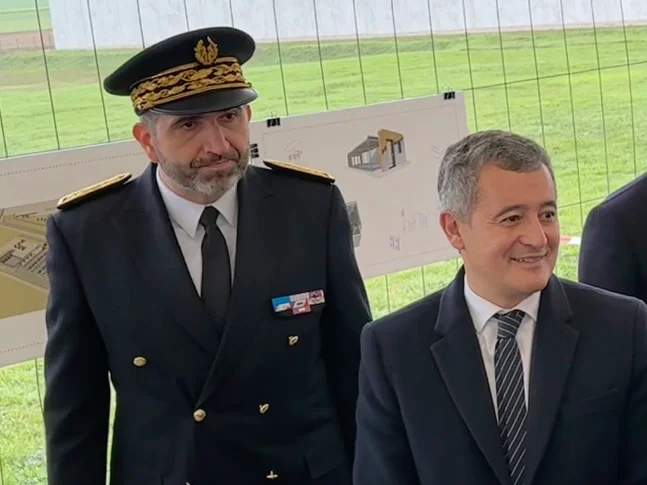 Photo de Pascal Courtade et Gérald Darmanin