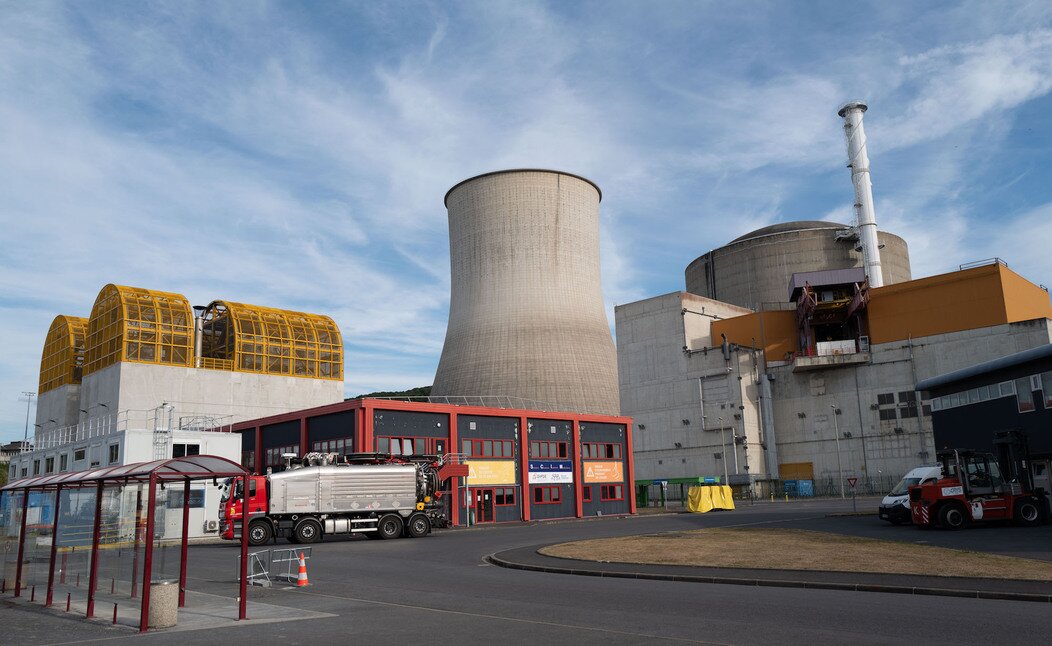 Photo de la centrale nucléaire de Chooz